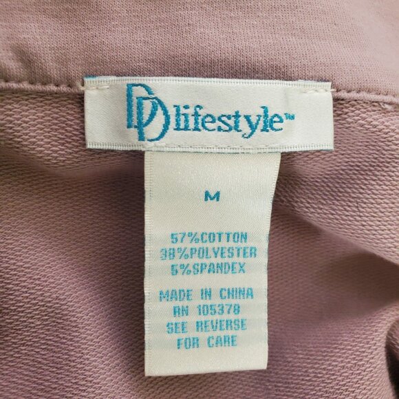 Women's Soft Lavender Jersey Activwear Loungewear Jacket sz M - Picture 4 of 4